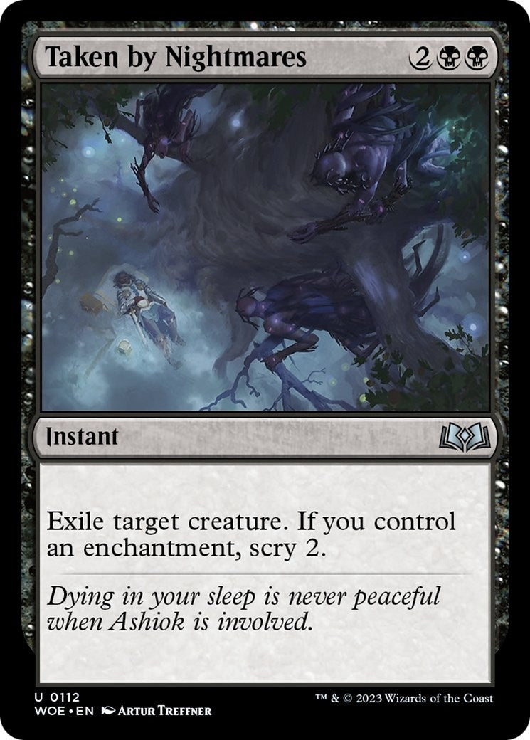Image for Taken by Nightmares (Wilds of Eldraine) (112) - Magic: The Gathering