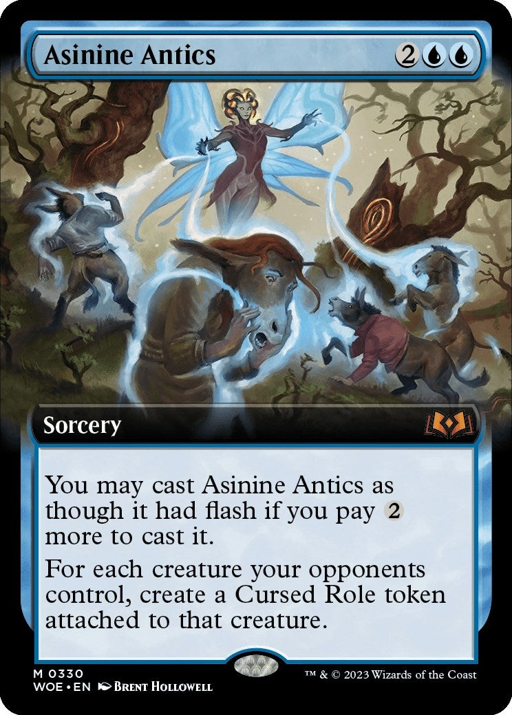 Image for Asinine Antics (Extended Art) (Wilds of Eldraine) (330) - Magic: The Gathering