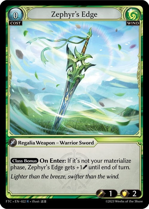 Image for Zephyr's Edge (Fractured Crown) (022) - Grand Archive TCG