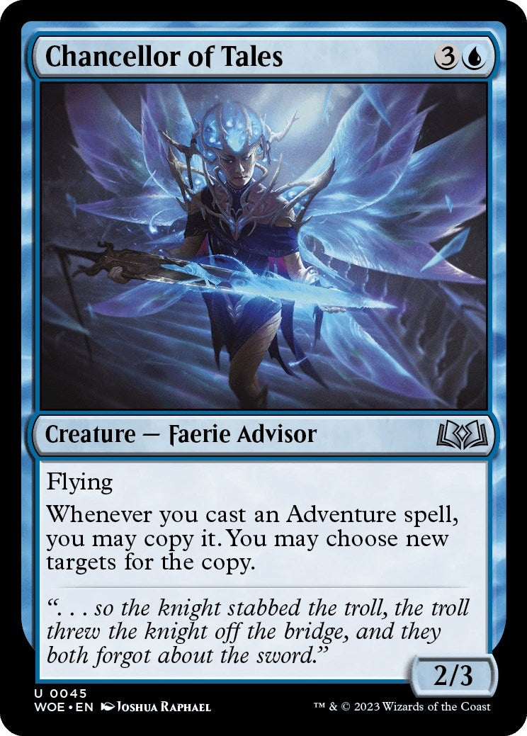 Image for Chancellor of Tales (Wilds of Eldraine) (45) - Magic: The Gathering