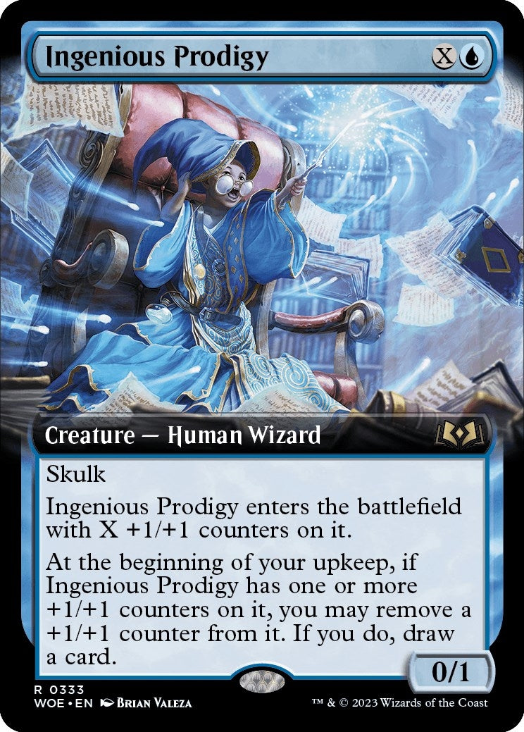 Image for Ingenious Prodigy (Extended Art) (Wilds of Eldraine) (333) - Magic: The Gathering