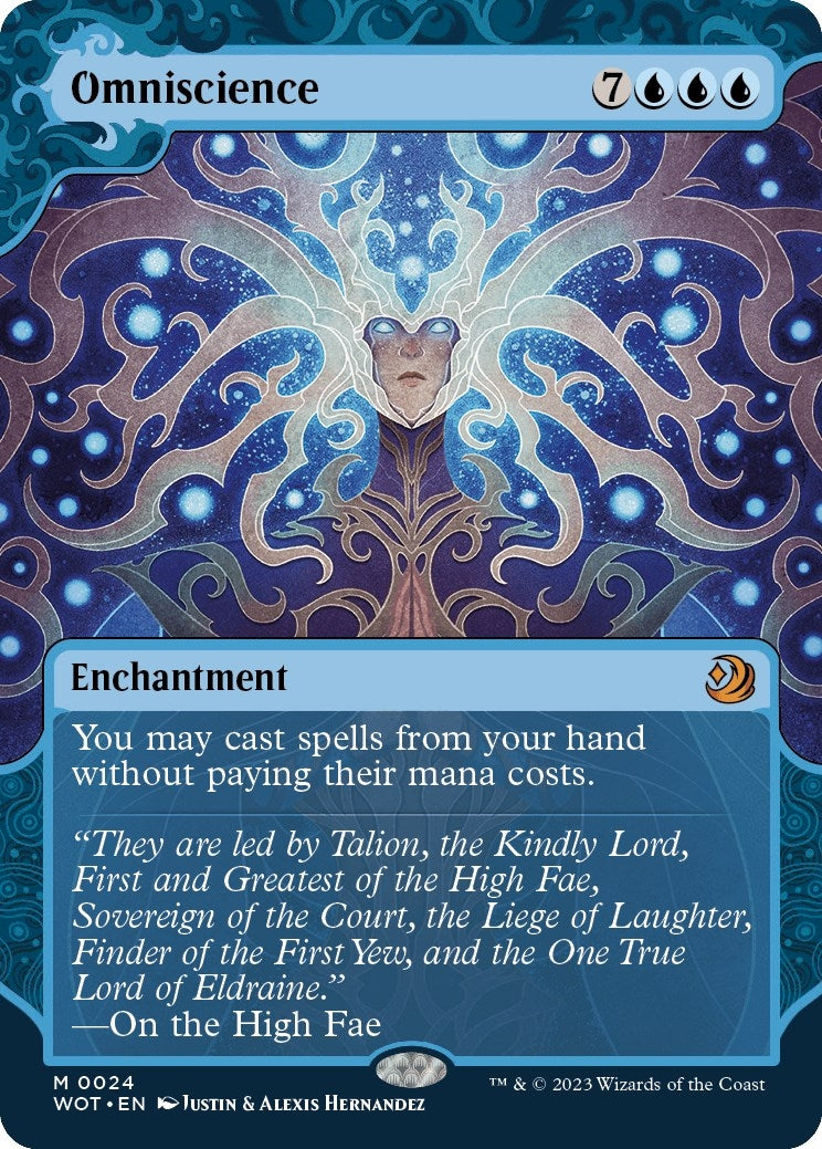 Image for Omniscience (Wilds of Eldraine: Enchanting Tales) (24) - Magic: The Gathering