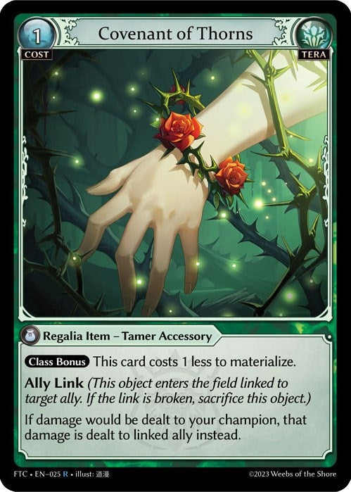 Image for Covenant of Thorns (Fractured Crown) (025) - Grand Archive TCG