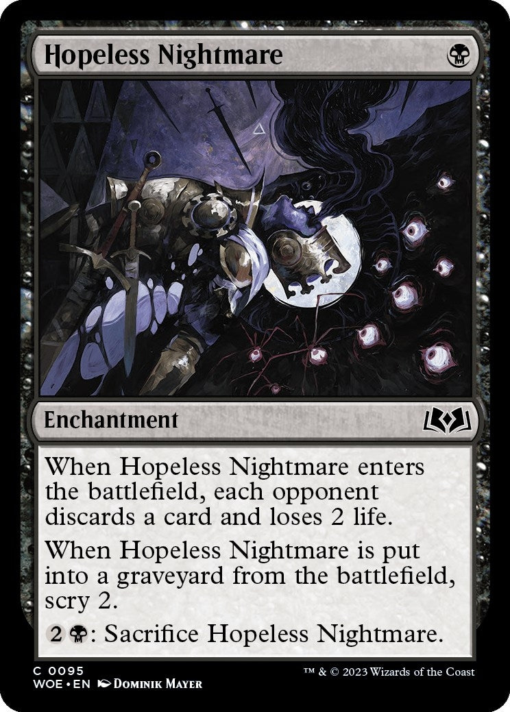 Image for Hopeless Nightmare (Wilds of Eldraine) (95) - Magic: The Gathering