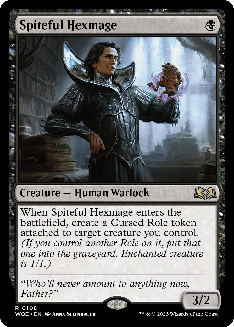Image for Spiteful Hexmage (Wilds of Eldraine) (108) - Magic: The Gathering