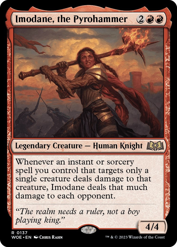 Image for Imodane, the Pyrohammer (Wilds of Eldraine) (137) - Magic: The Gathering