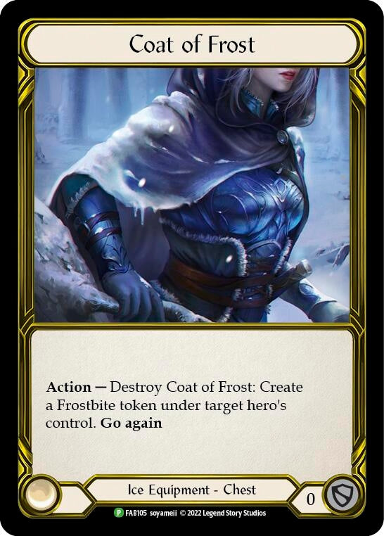 Image for Coat of Frost (Golden) - FAB105 (Flesh and Blood: Promo Cards) (FAB105) - Flesh and Blood TCG