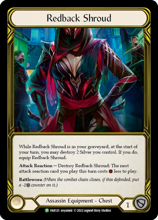 Image for Redback Shroud (Golden) - FAB123 (Flesh and Blood: Promo Cards) (FAB123) - Flesh and Blood TCG