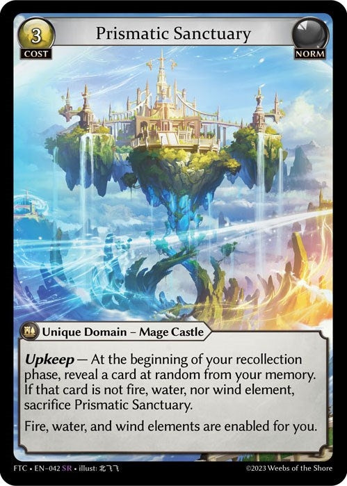 Image for Prismatic Sanctuary (Fractured Crown) (042) - Grand Archive TCG