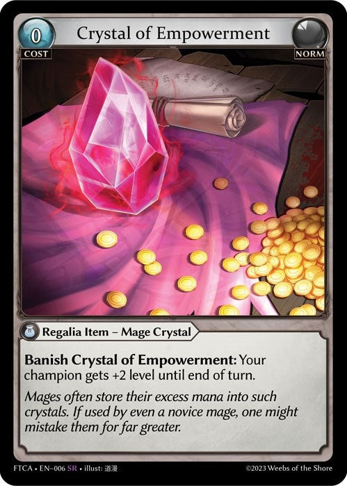 Image for Crystal of Empowerment (Fractured Crown) (030) - Grand Archive TCG
