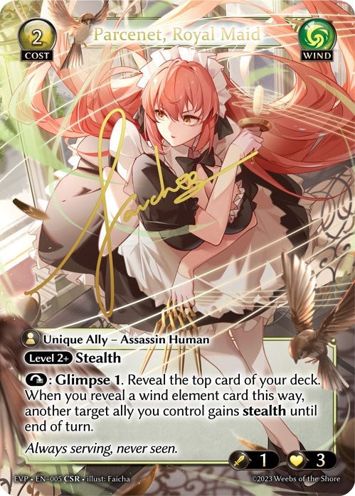 Image for Parcenet, Royal Maid (CSR) (Promotional Cards) (005) - Grand Archive TCG
