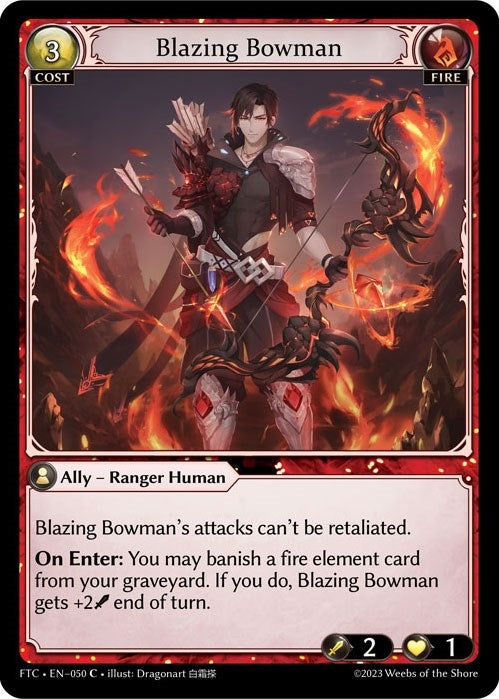 Image for Blazing Bowman (Fractured Crown) (050) - Grand Archive TCG