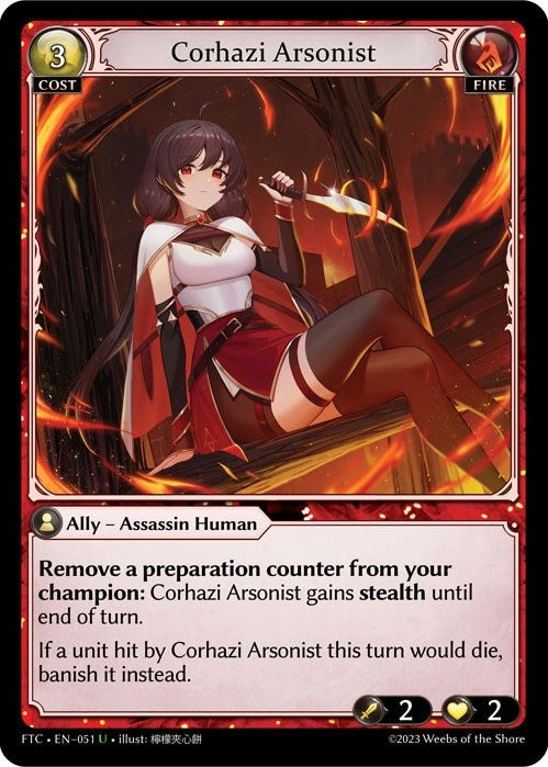 Image for Corhazi Arsonist (Fractured Crown) (051) - Grand Archive TCG