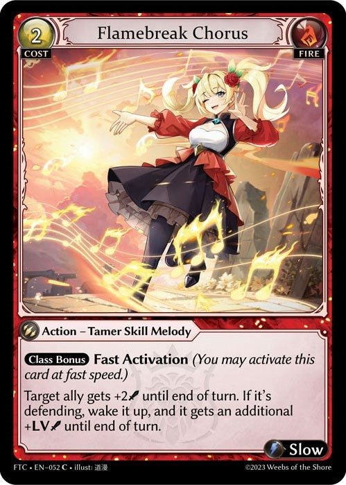 Image for Flamebreak Chorus (Fractured Crown) (052) - Grand Archive TCG