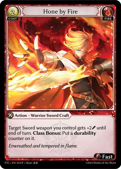Image for Hone by Fire (Fractured Crown) (053) - Grand Archive TCG