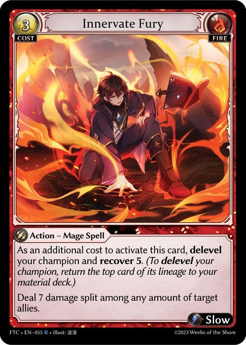 Image for Innervate Fury (Fractured Crown) (055) - Grand Archive TCG
