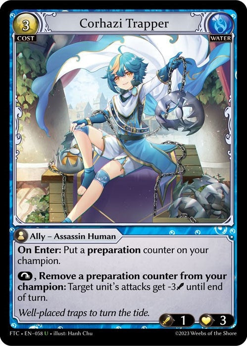 Image for Corhazi Trapper (Fractured Crown) (058) - Grand Archive TCG