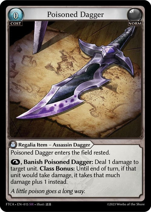 Image for Poisoned Dagger (Fractured Crown) (015) - Grand Archive TCG