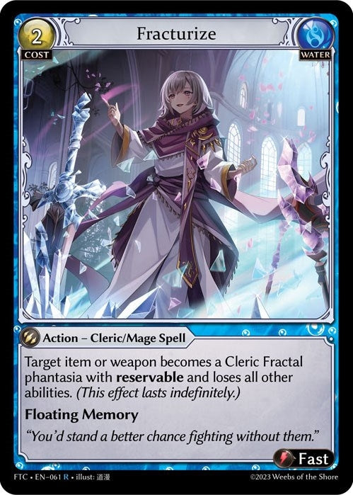 Image for Fracturize (Fractured Crown) (061) - Grand Archive TCG