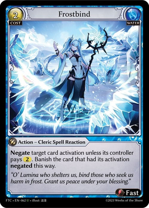 Image for Frostbind (Fractured Crown) (062) - Grand Archive TCG