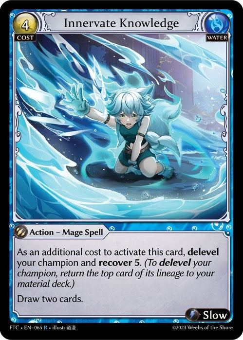 Image for Innervate Knowledge (Fractured Crown) (065) - Grand Archive TCG