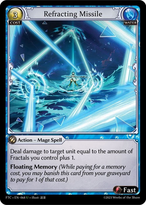 Image for Refracting Missile (Fractured Crown) (068) - Grand Archive TCG