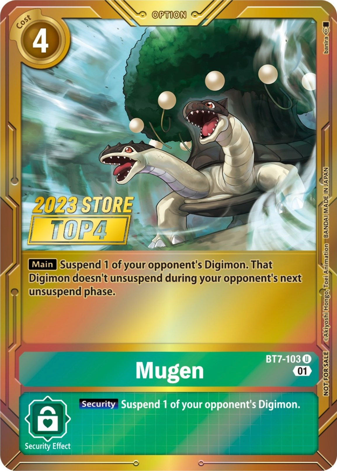 Image for Mugen (2023 Store Top 4) (BT07) (BT7-103 U) - Digimon Card Game