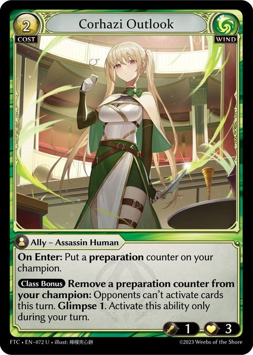 Image for Corhazi Outlook (Fractured Crown) (072) - Grand Archive TCG