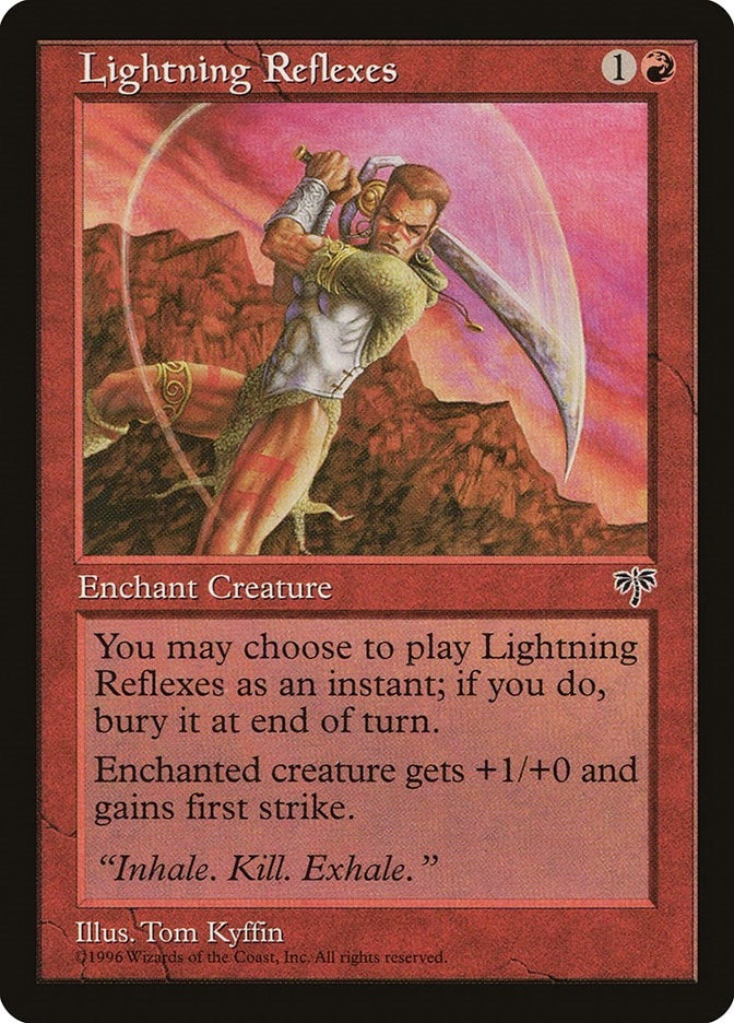 Image for Lightning Reflexes (Mirage) - Magic: The Gathering