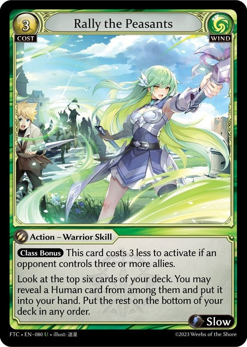 Image for Rally the Peasants (Fractured Crown) (080) - Grand Archive TCG