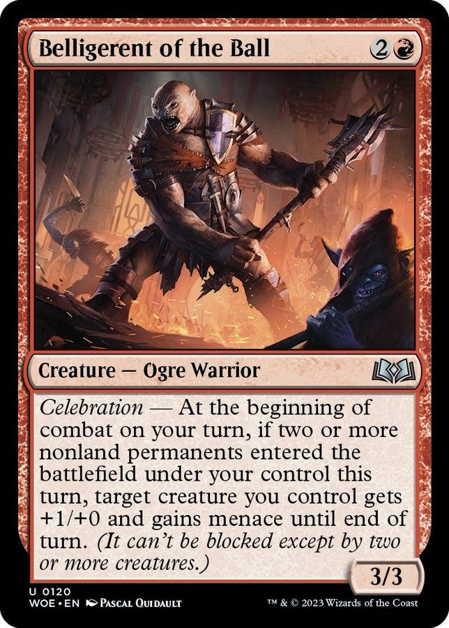 Image for Belligerent of the Ball (Wilds of Eldraine) (120) - Magic: The Gathering