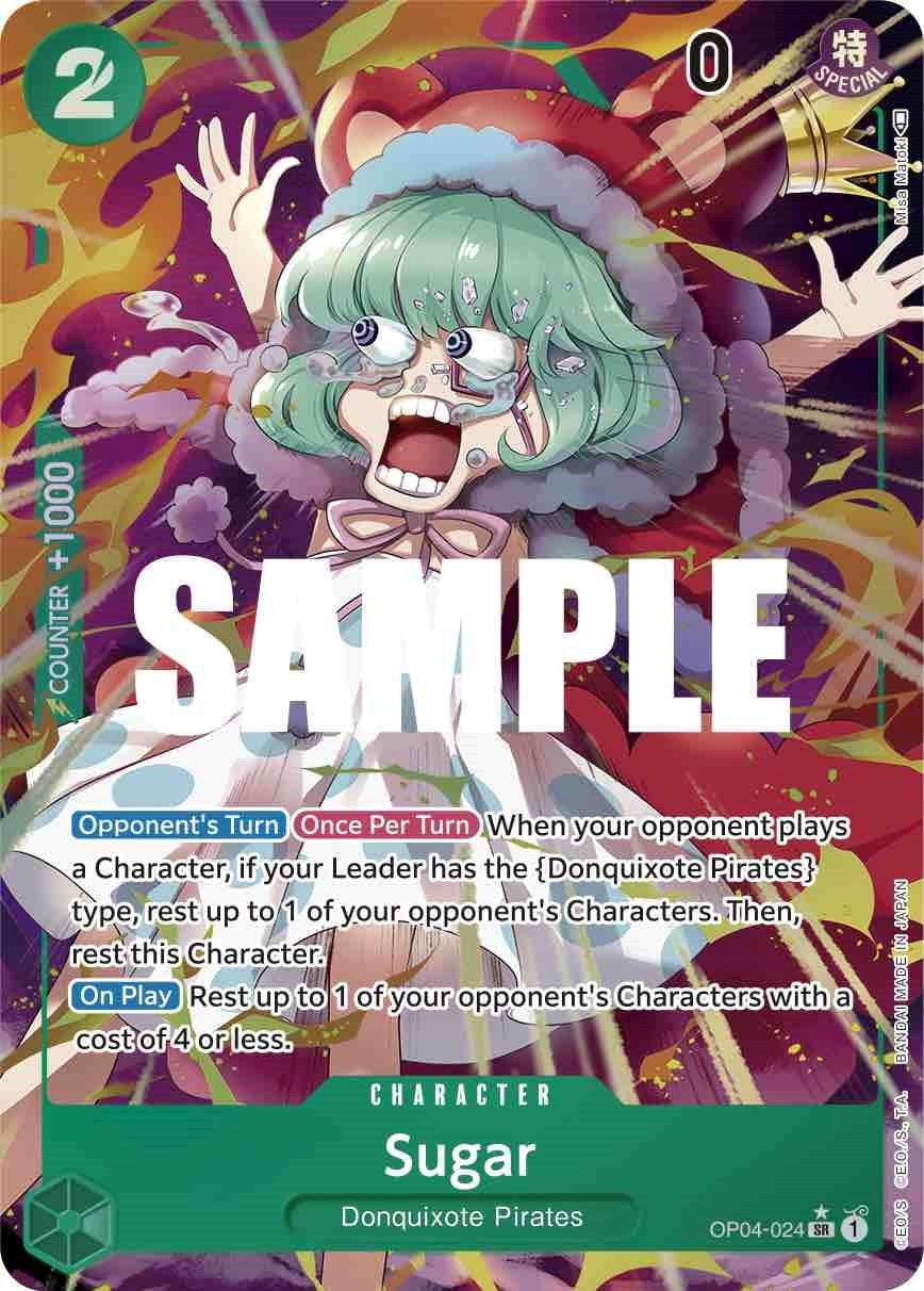 Image for Sugar (Alternate Art) (Kingdoms of Intrigue) (OP04-024) - One Piece Card Game