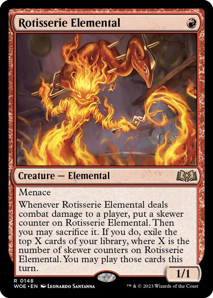 Image for Rotisserie Elemental (Wilds of Eldraine) (148) - Magic: The Gathering