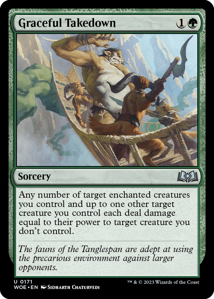 Image for Graceful Takedown (Wilds of Eldraine) (171) - Magic: The Gathering