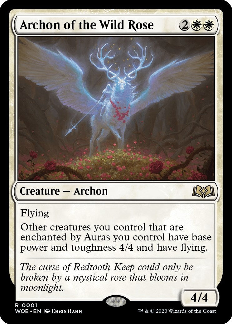 Image for Archon of the Wild Rose (Wilds of Eldraine) (1) - Magic: The Gathering