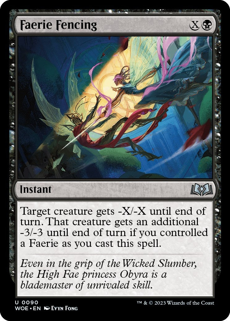 Image for Faerie Fencing (Wilds of Eldraine) (90) - Magic: The Gathering