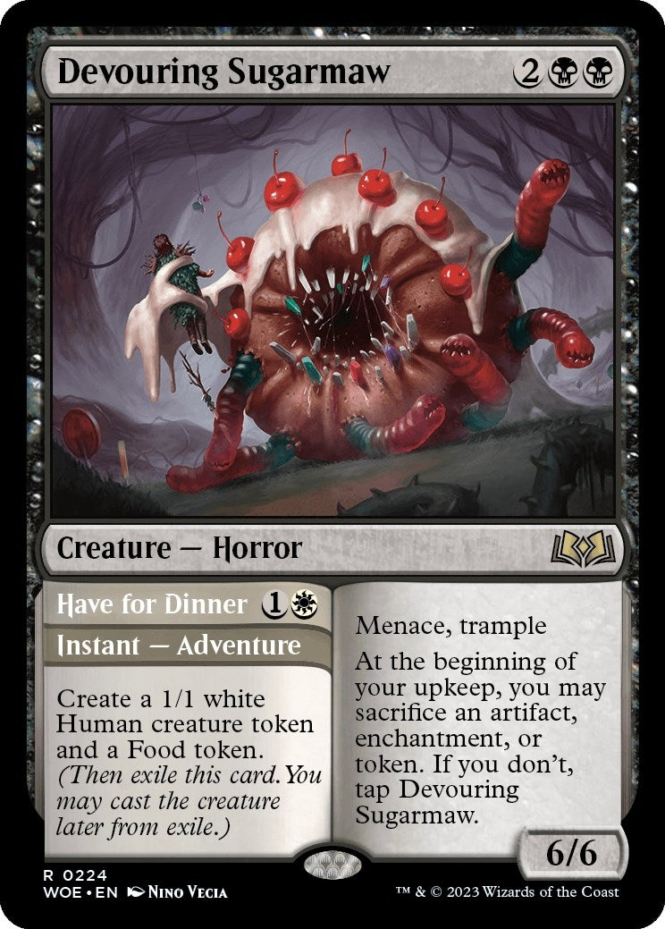 Image for Devouring Sugarmaw (Wilds of Eldraine) (224) - Magic: The Gathering