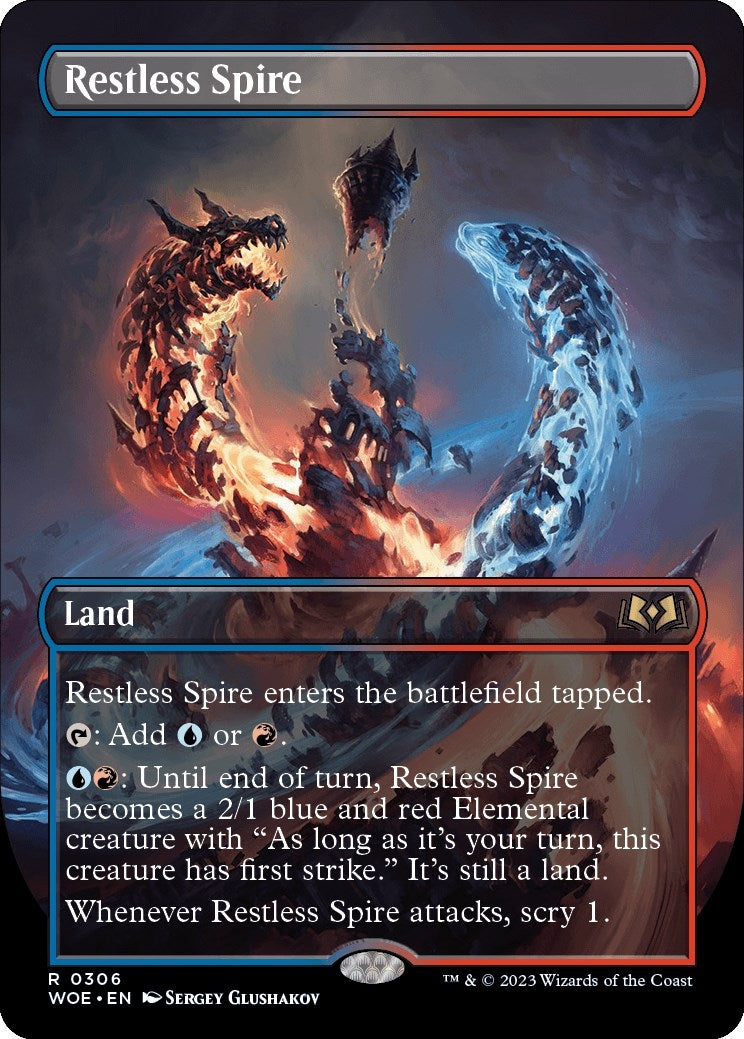 Image for Restless Spire (Borderless) (Wilds of Eldraine) (306) - Magic: The Gathering