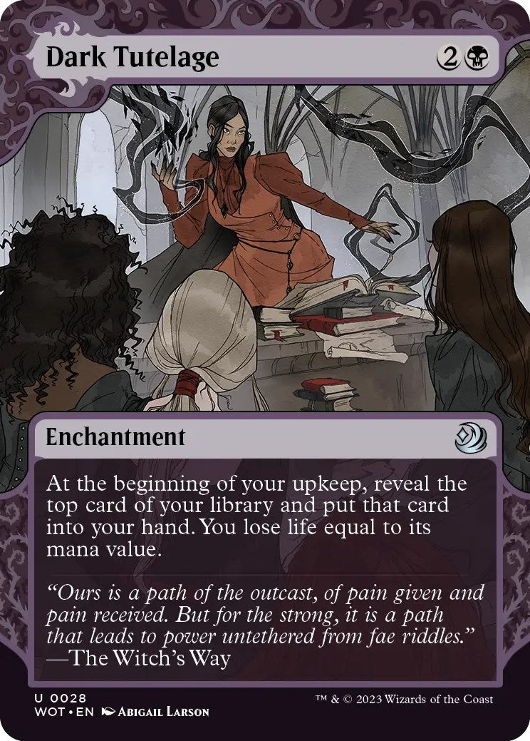 Image for Dark Tutelage (Wilds of Eldraine: Enchanting Tales) (28) - Magic: The Gathering