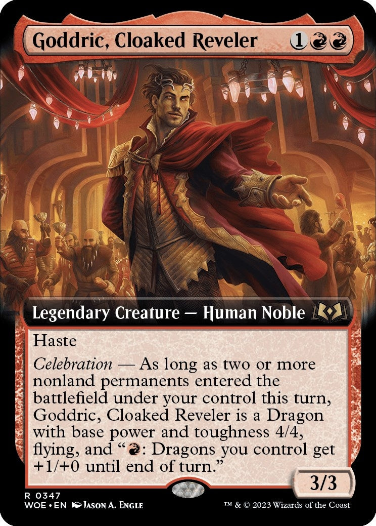 Image for Goddric, Cloaked Reveler (Extended Art) (Wilds of Eldraine) (347) - Magic: The Gathering