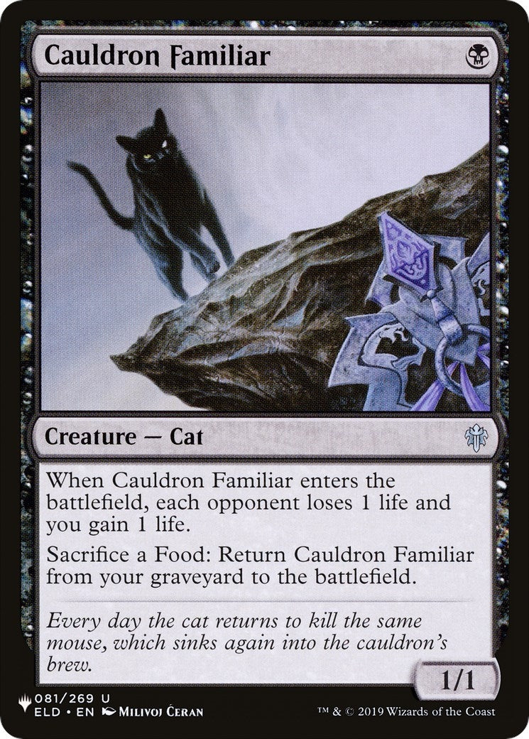Image for Cauldron Familiar (The List Reprints) (081/269) - Magic: The Gathering