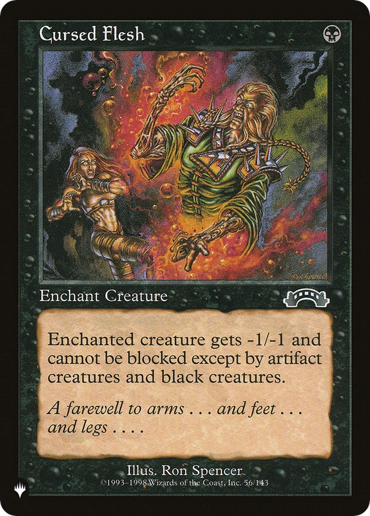 Image for Cursed Flesh (The List Reprints) (56/143) - Magic: The Gathering