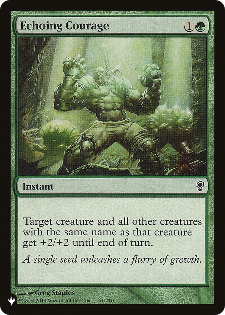 Image for Echoing Courage (The List Reprints) (161/210) - Magic: The Gathering