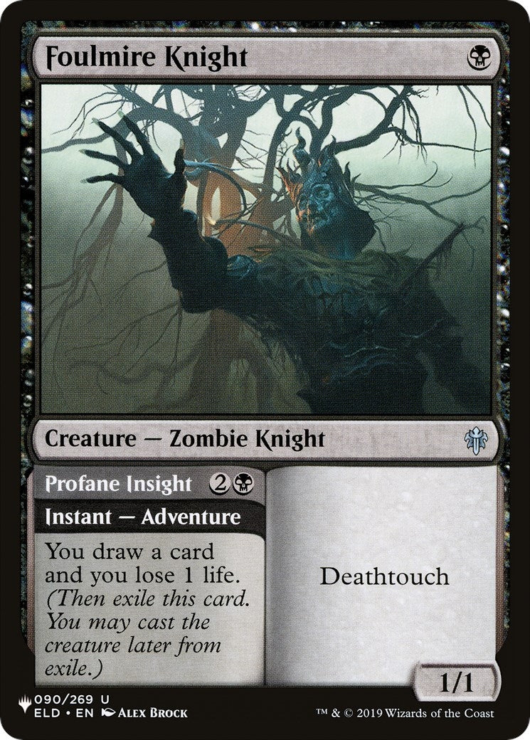 Image for Foulmire Knight (ELD) (The List Reprints) (090/269) - Magic: The Gathering
