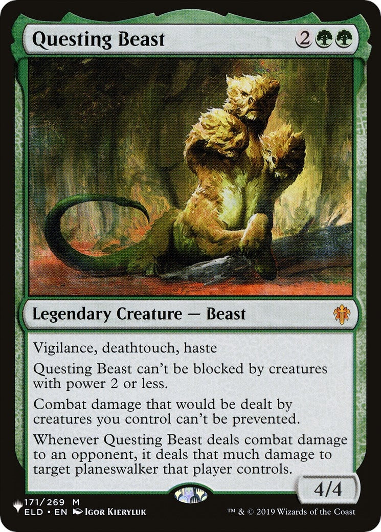 Image for Questing Beast (The List Reprints) (171/269) - Magic: The Gathering
