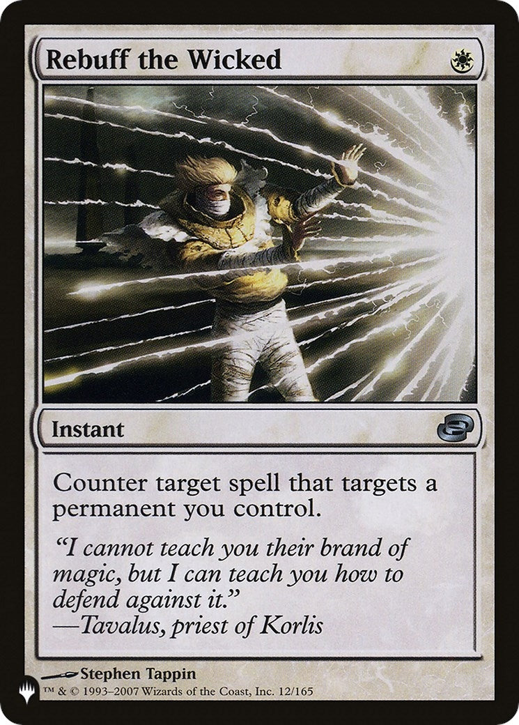 Image for Rebuff the Wicked (The List Reprints) (12/165) - Magic: The Gathering