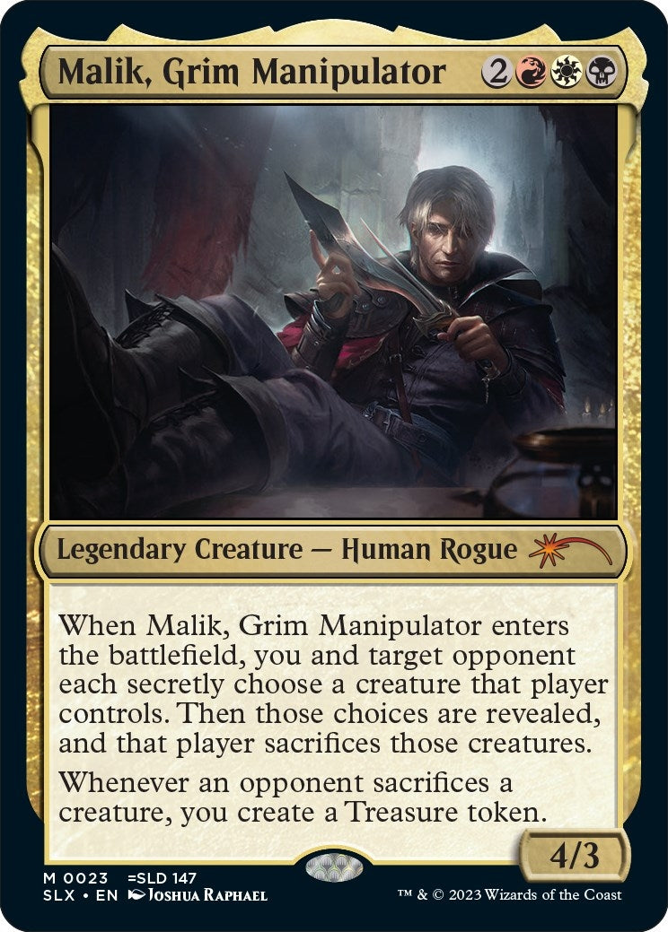 Image for Malik, Grim Manipulator (SLX Cards) (23) - Magic: The Gathering