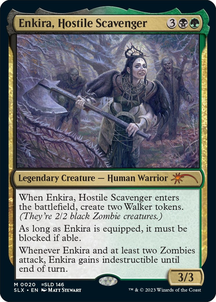 Image for Enkira, Hostile Scavenger (SLX Cards) (20) - Magic: The Gathering