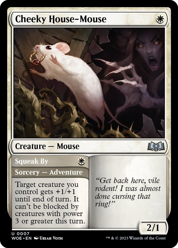 Image for Cheeky House-Mouse (Wilds of Eldraine) (7) - Magic: The Gathering