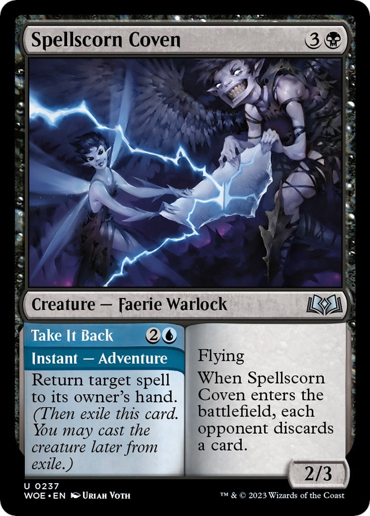 Image for Spellscorn Coven (Wilds of Eldraine) (237) - Magic: The Gathering